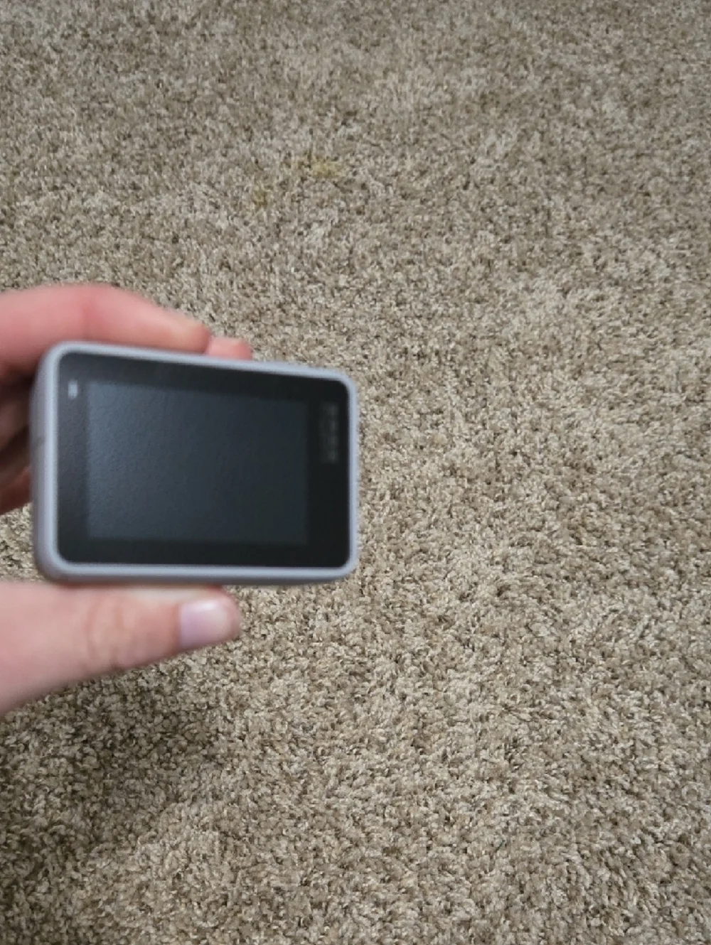 GoPro Gray Action Camera with Wide-Angle Lens